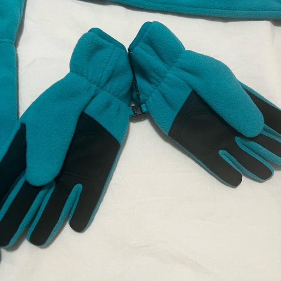 L.L. Bean Jacket Girls M -10-12 Blue Mountain Classic Fleece Hooded Full Zip - Picture 9 of 14